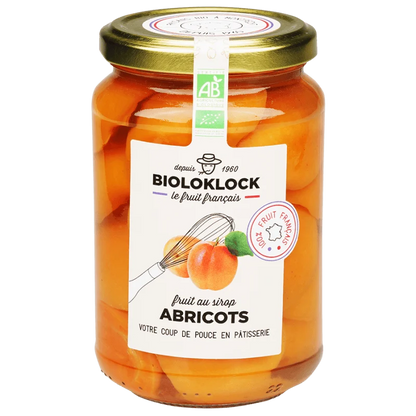 Bioloklock -- abricots bio au sirop (origine france) - 360 g