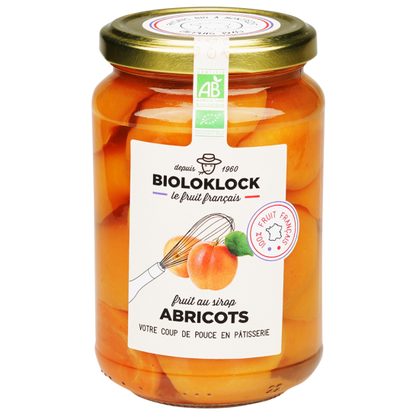 Abricots bio au sirop - 1